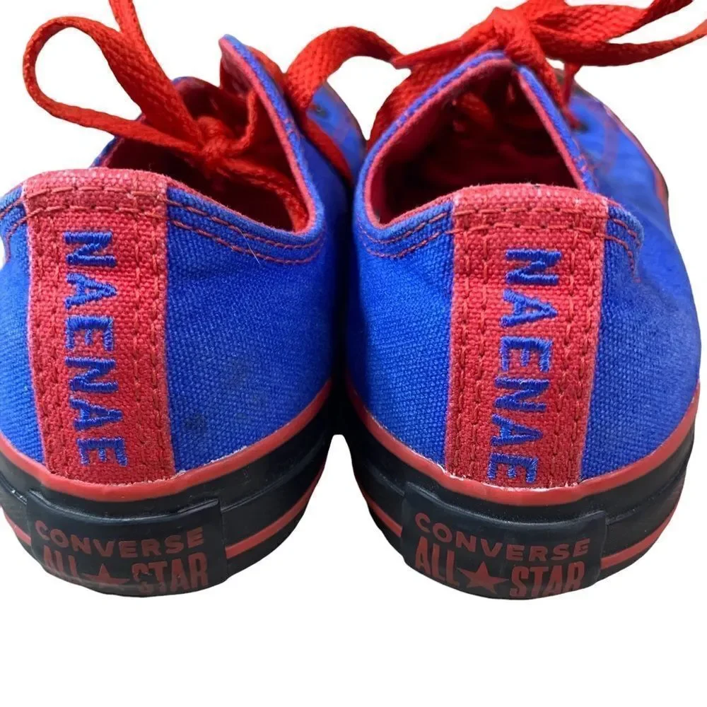 ‎Converse All Star blue and red sneakers